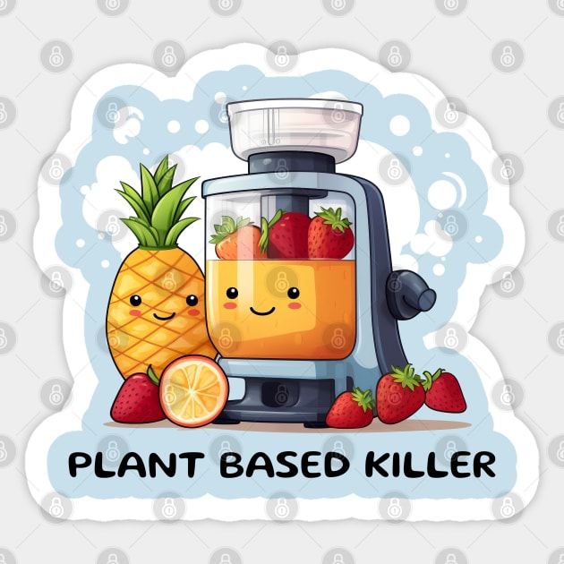 Fruit Juicer Plant Based Killer Funny Health Novelty Sticker by DrystalDesigns